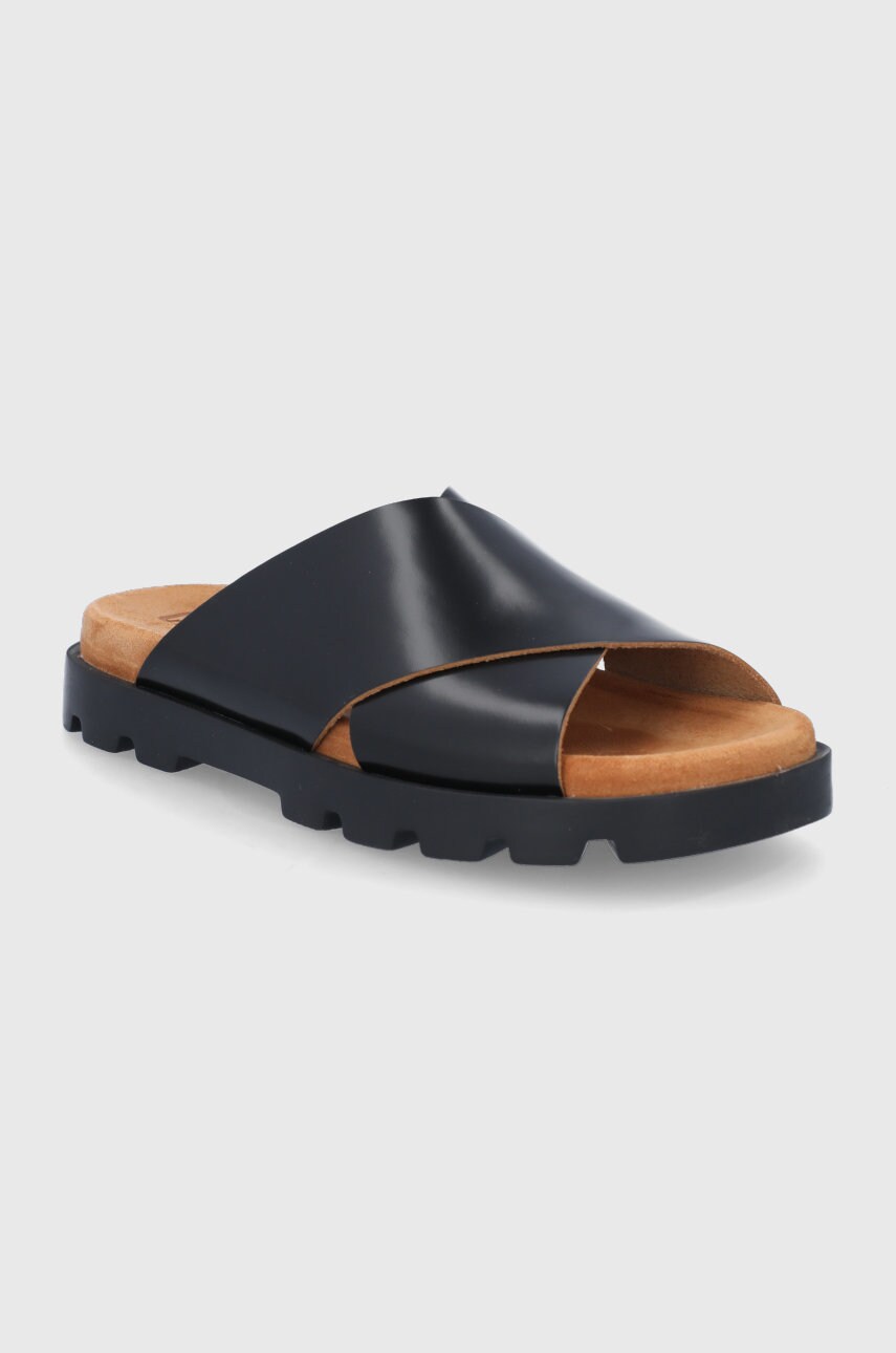 

Кожаные сандалии Camper Brutus Sandal женские цвет чёрный