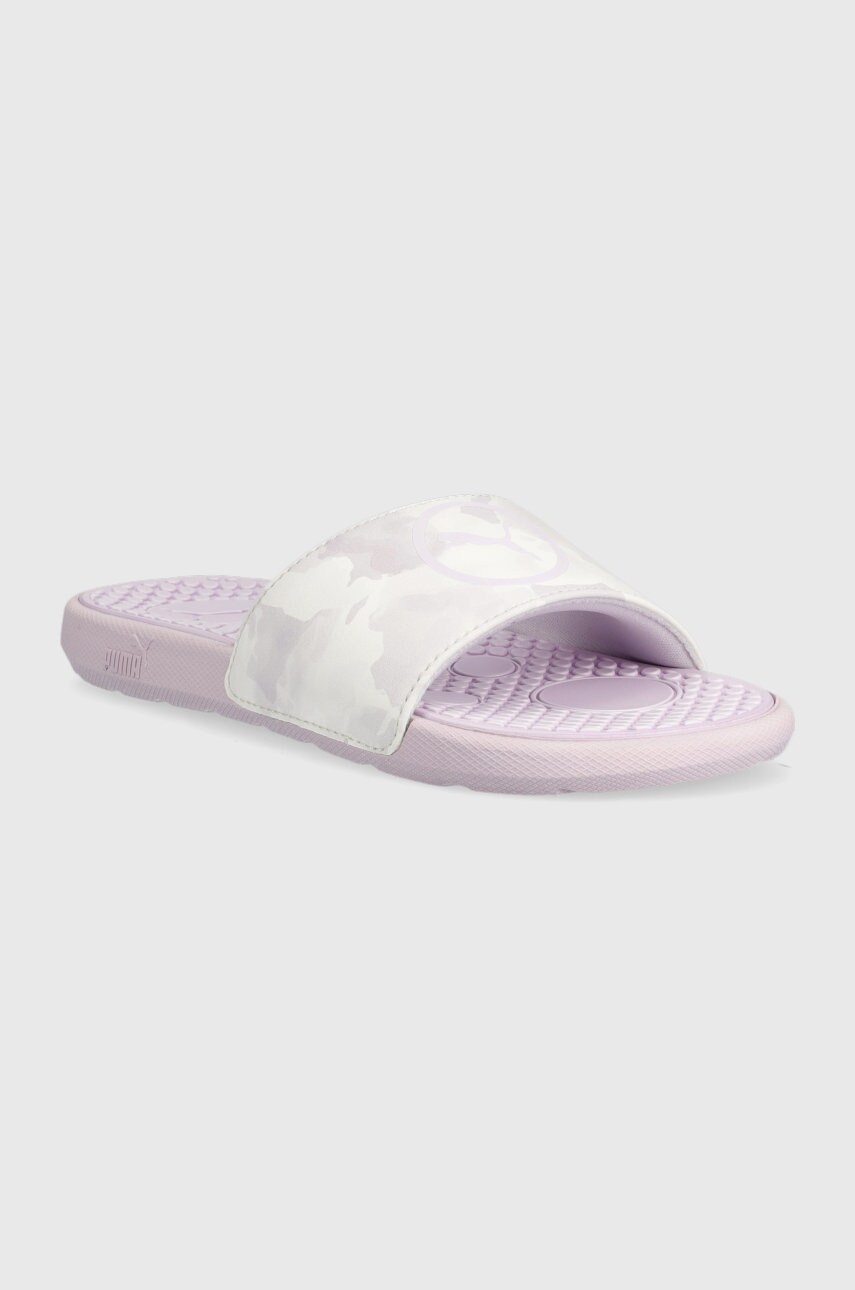 

Шлепанцы Puma Cool Cat Hazy Summer Wns женские цвет фиолетовый