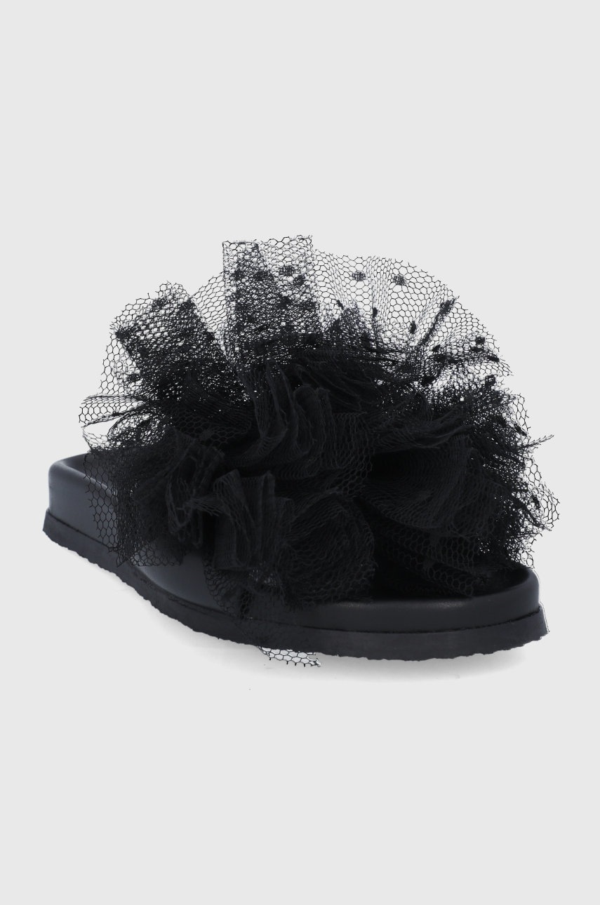 

Шкіряні шльопанці Red Valentino жіноче колір чорний