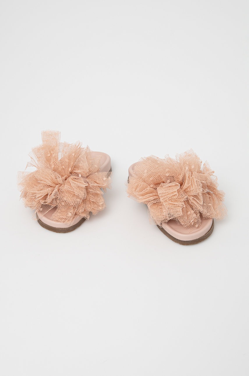 

Шльопанці Red Valentino жіноче колір бежевий