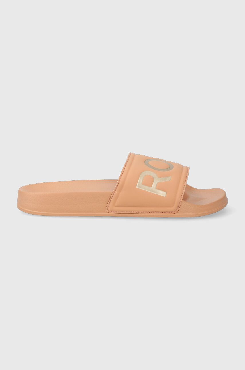 Roxy papuci Slippy femei, culoarea portocaliu ARJL100909