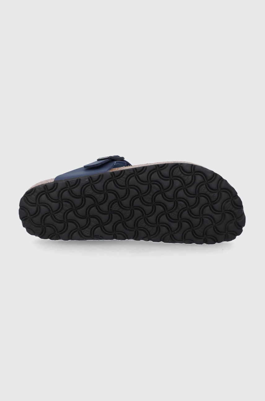 В`єтнамки Birkenstock Gizeh жіночі колір синій на плоскому ходу 752663 