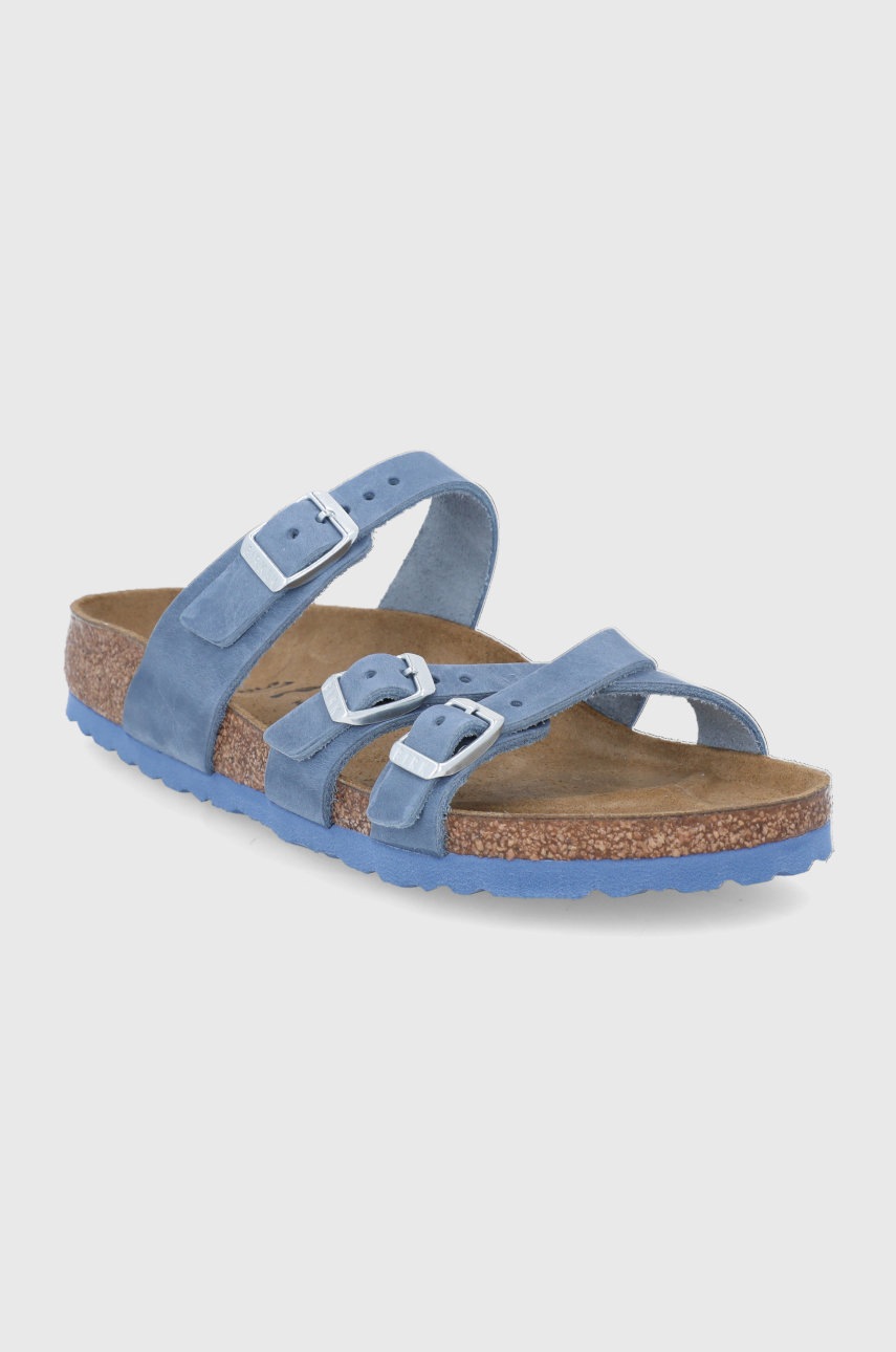 

Замшеві шльопанці Birkenstock Franca жіночі