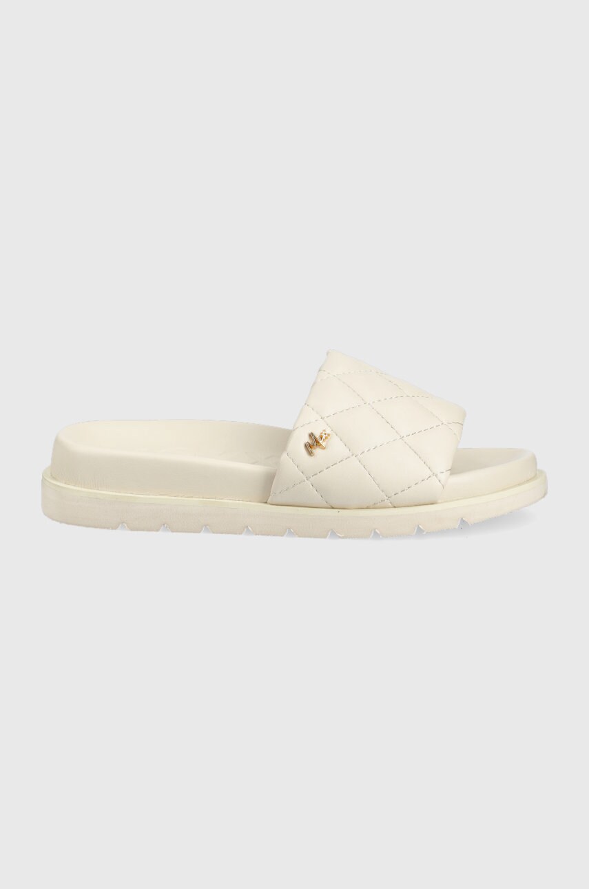 Mexx papuci sandal jaël femei, culoarea bej, cu platforma