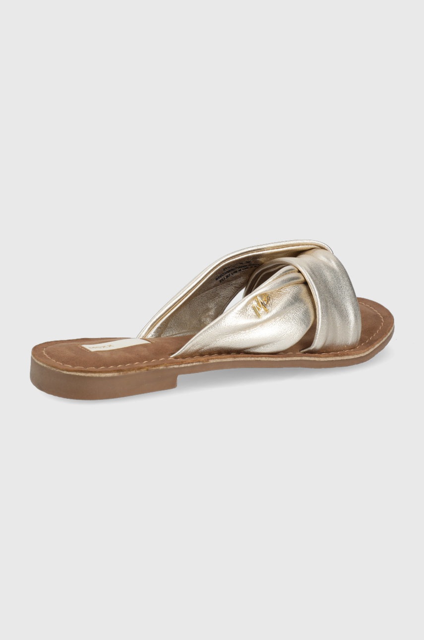 

Шкіряні шльопанці Mexx Sandal Janice жіночі колір золотий