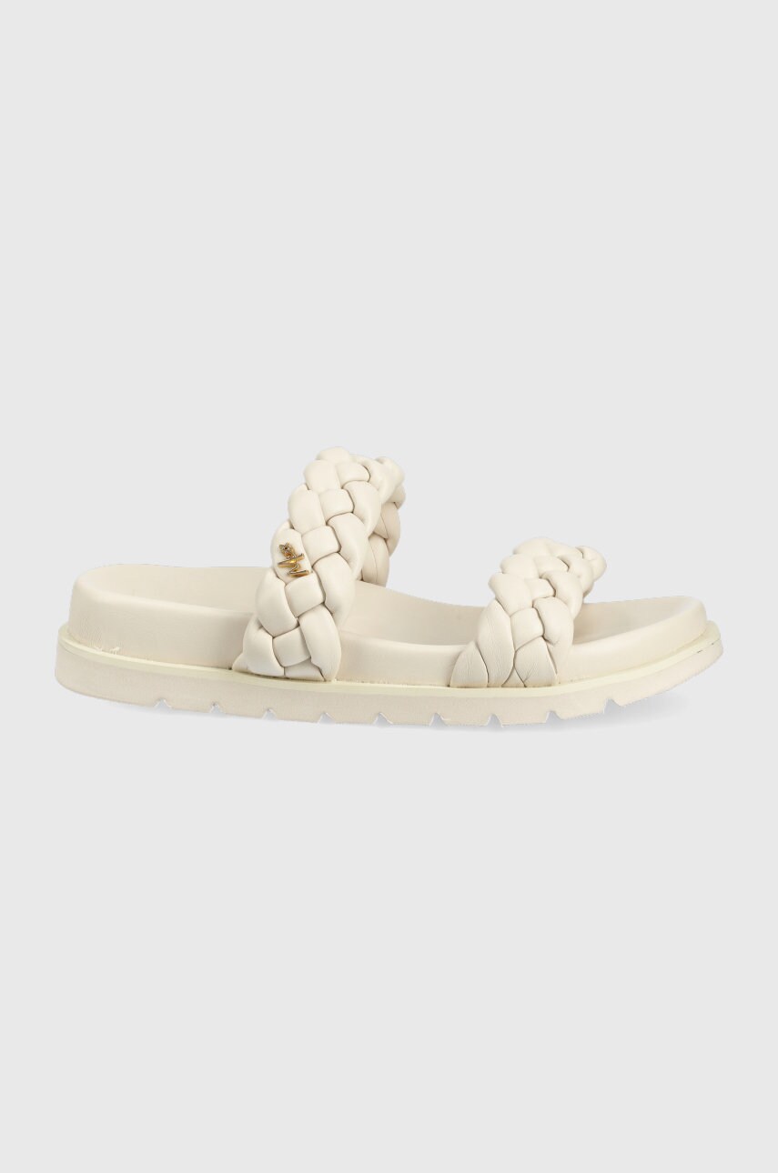 Mexx papuci sandal jaeley femei, culoarea bej, cu platforma