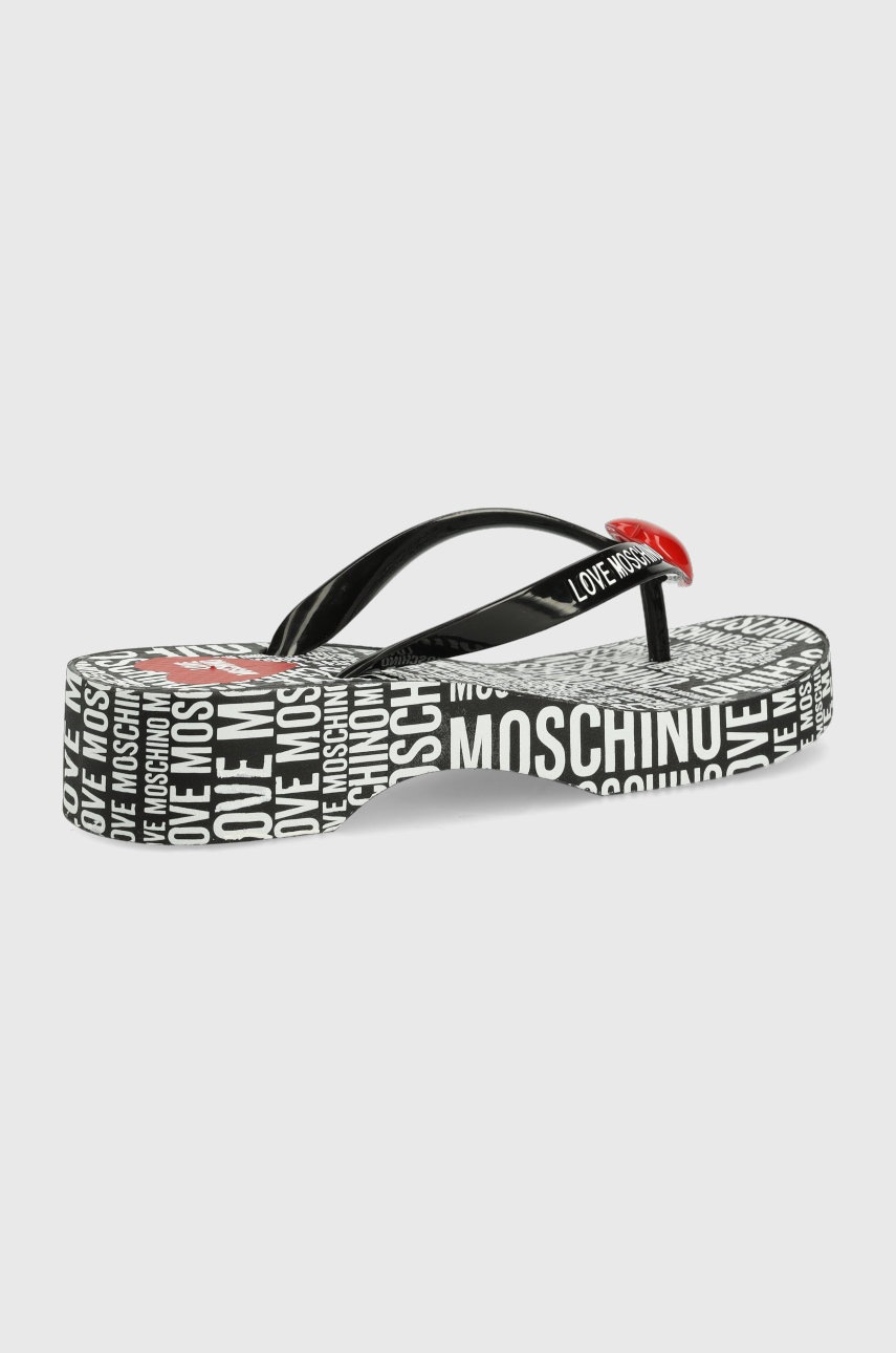 

Вьетнамки Love Moschino женские цвет чёрный на платформе