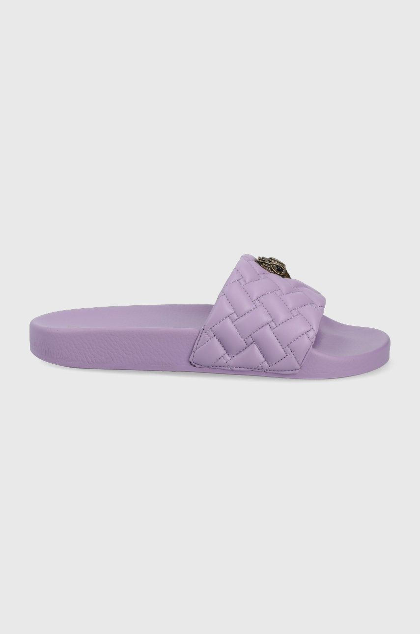 Kurt Geiger London papuci femei, culoarea violet answear.ro imagine megaplaza.ro