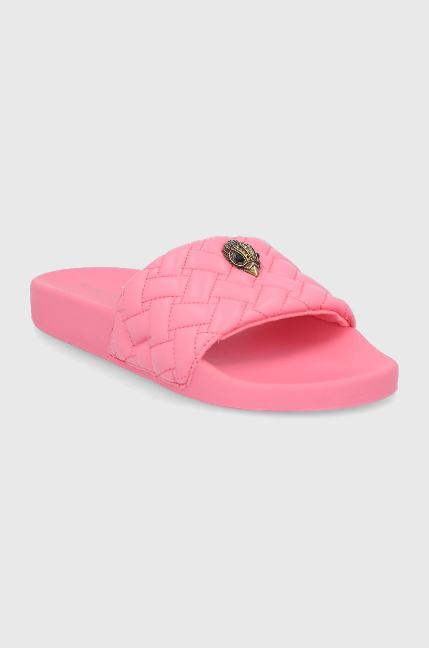 

Шльопанці Kurt Geiger London жіночі колір рожевий