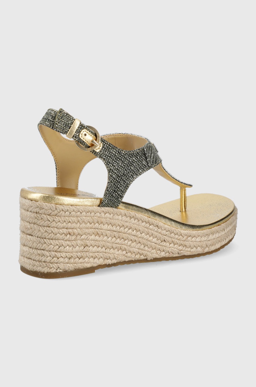 

Сандалии MICHAEL Michael Kors Laney Thong женские цвет золотой на платформе