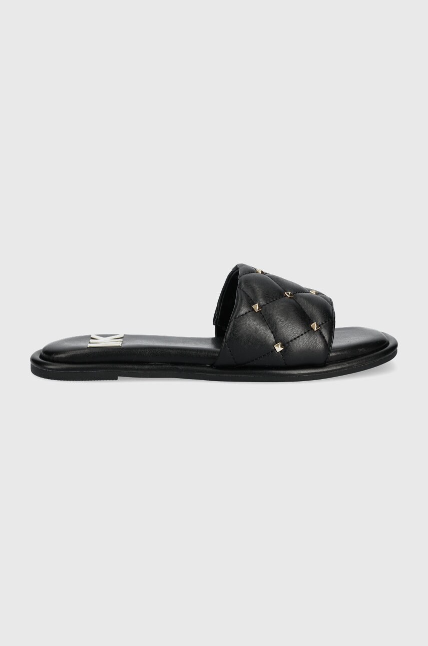 MICHAEL Michael Kors papuci Hayworth Slide femei, culoarea negru answear.ro imagine noua gjx.ro