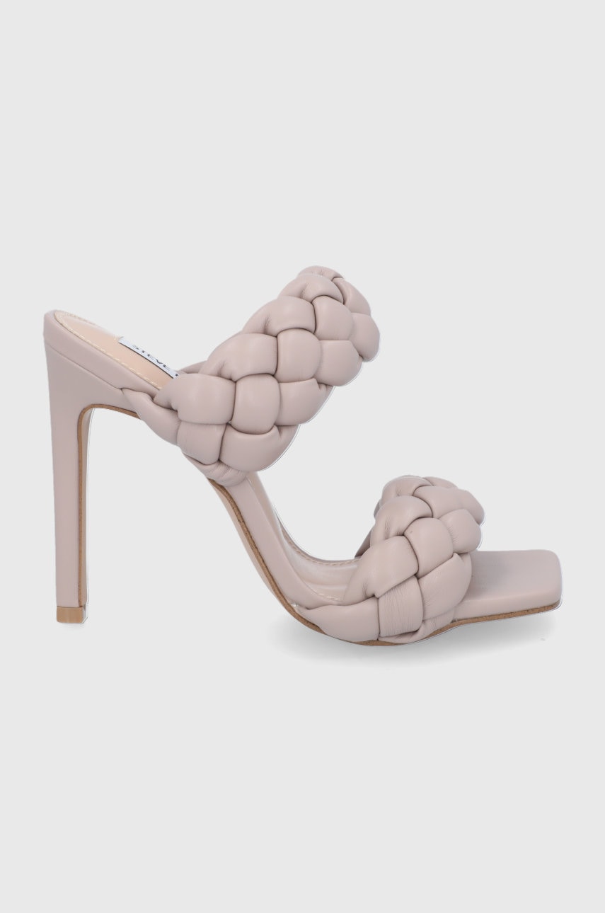 

Чехли Steve Madden Kenley дамски в бежово с ток стилето, Бежов