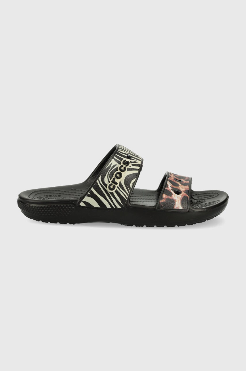 

Чехли Crocs в черно, Черен