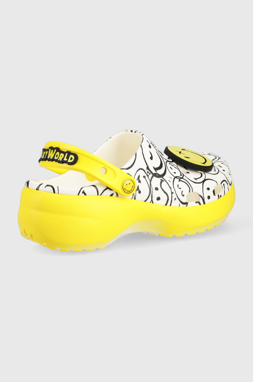 

Шлепанцы Crocs женские цвет белый на платформе