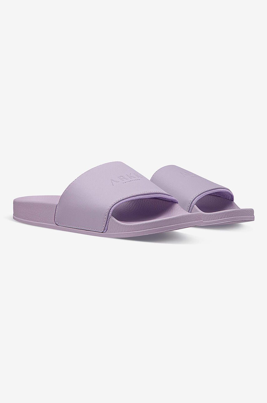 

Шлепанцы Arkk Copenhagen Classic Slides женские цвет фиолетовый