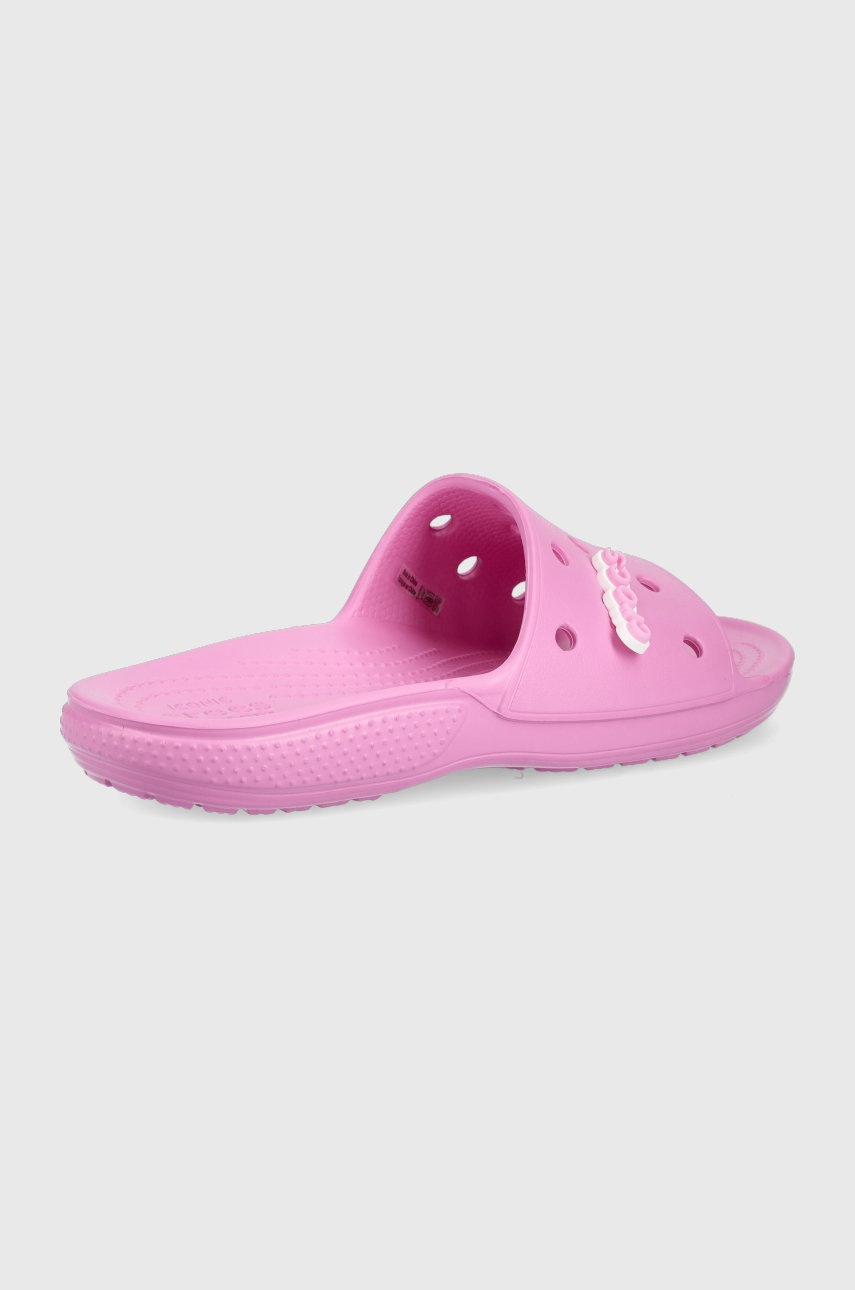 

Шлепанцы Crocs женские цвет розовый