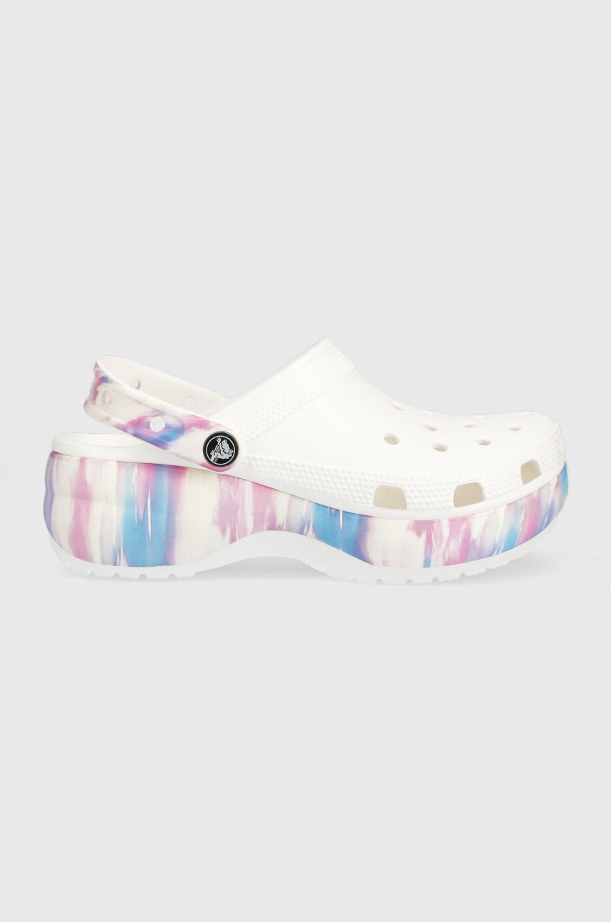 

Чехли Crocs Crocs Classic Platform в бяло с платформа 207580, Бял