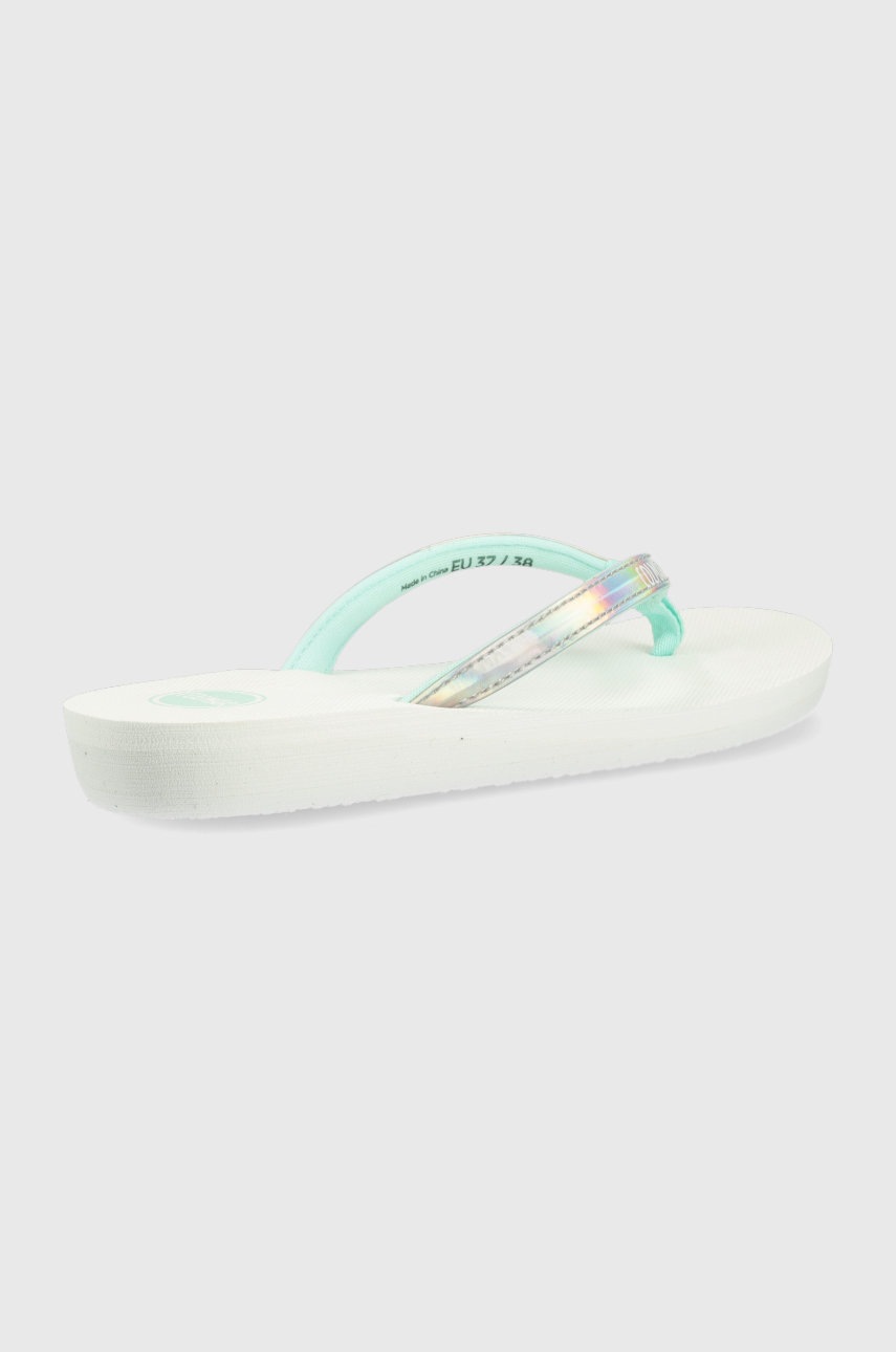 

Вьетнамки Colmar White-sea Green женские на плоском ходу