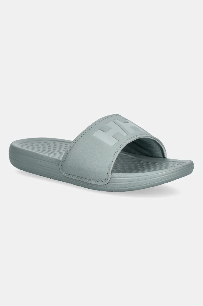 Helly Hansen papuci HH SLIDE femei, culoarea verde, 11715.