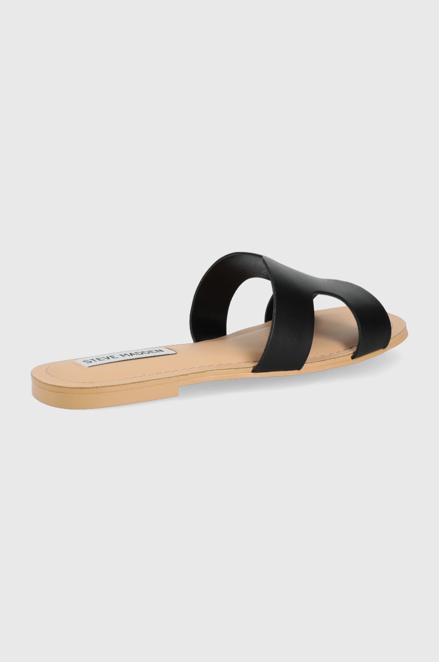 

Шкіряні шльопанці Steve Madden жіночі колір чорний