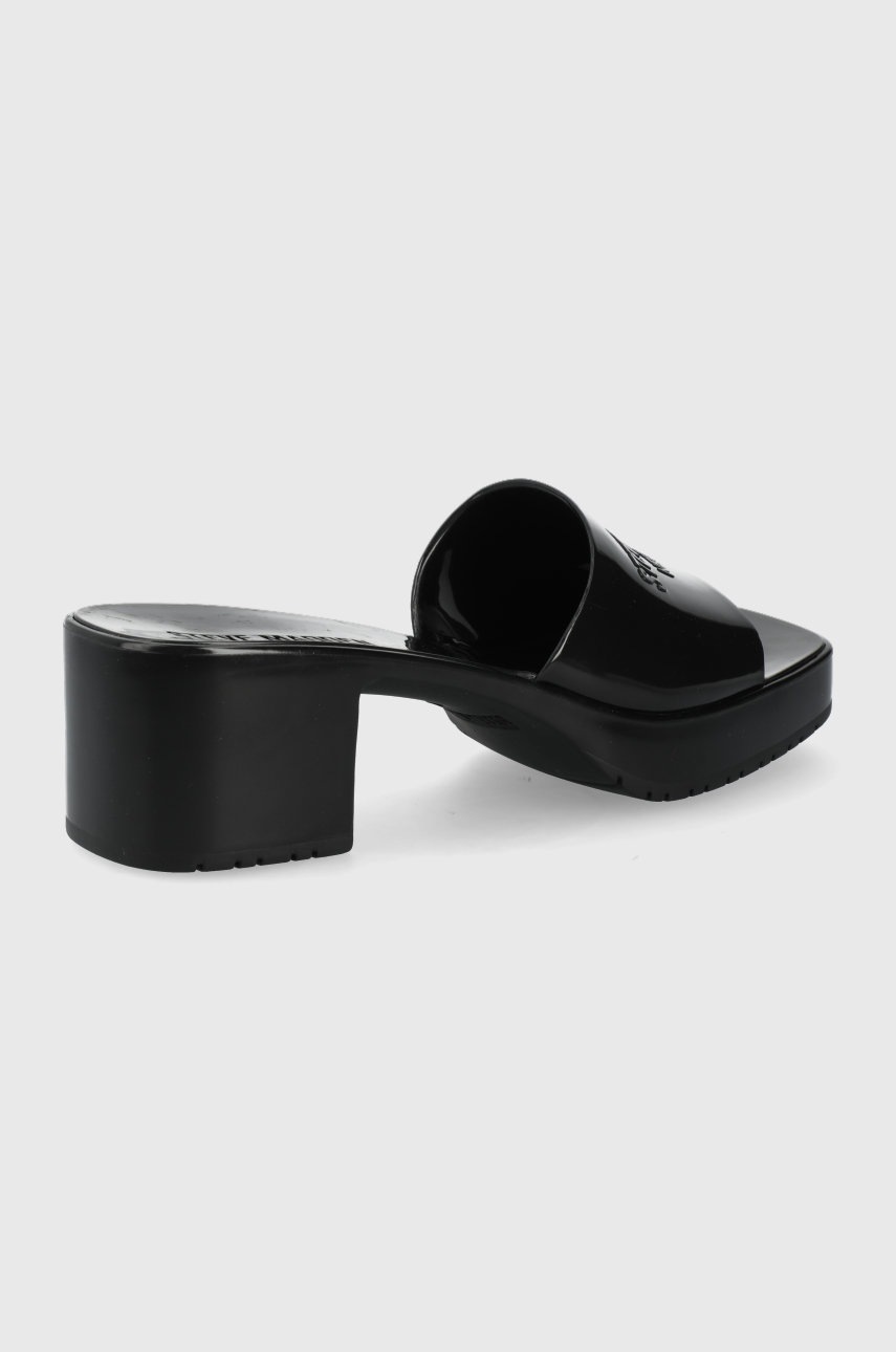 

Шлепанцы Steve Madden Halston женские цвет чёрный каблук кирпичик