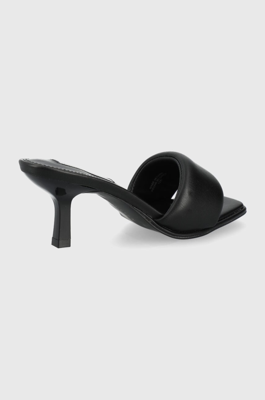 

Шльопанці Steve Madden Snazzy жіночі колір чорний на шпильці