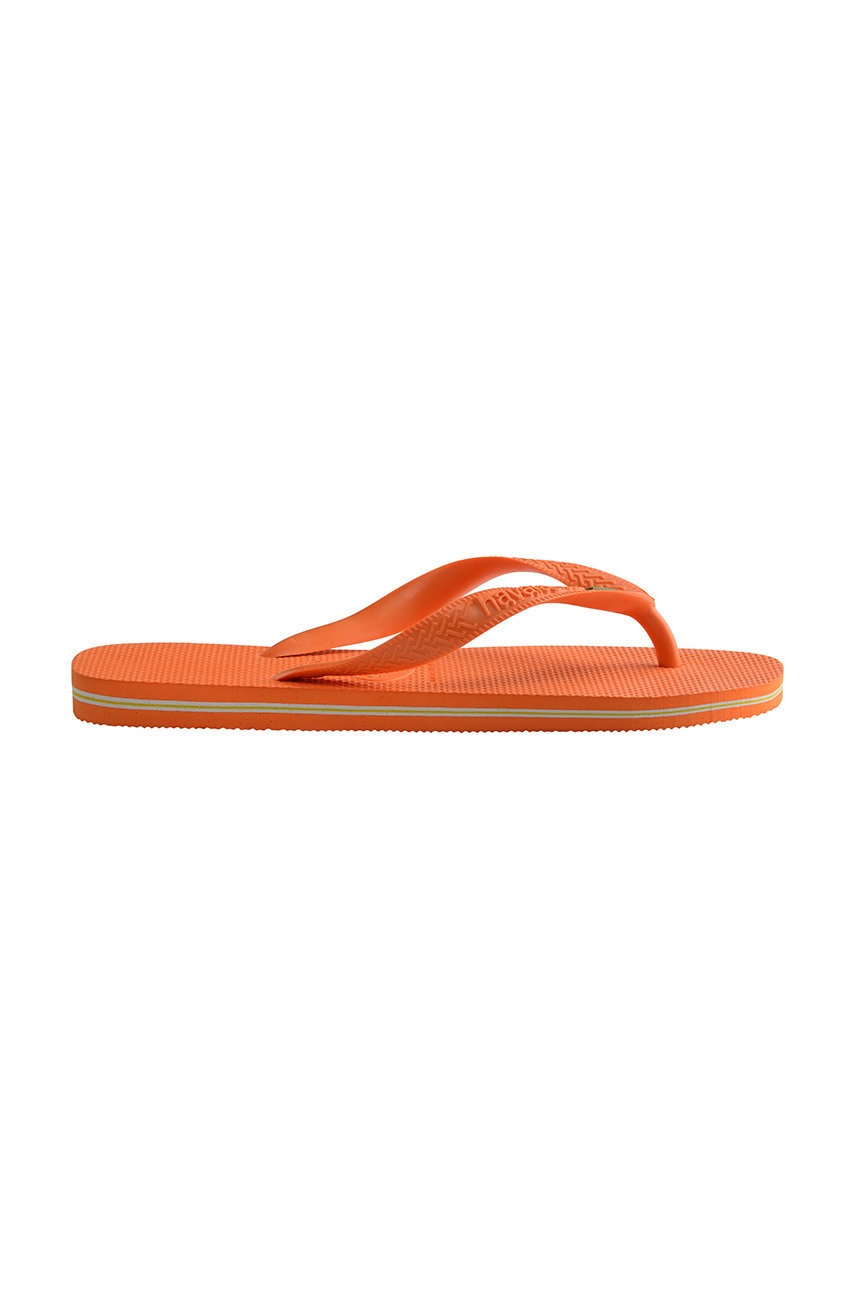

Вьетнамки Havaianas Brasil женские цвет оранжевый на плоском ходу