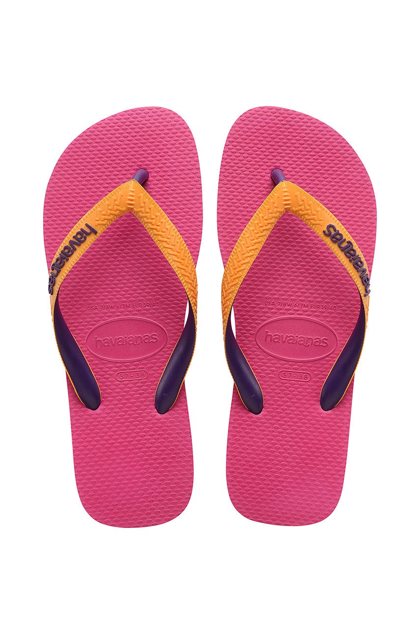 Levně Žabky Havaianas Top Mix dámské, růžová barva, na plochém podpatku