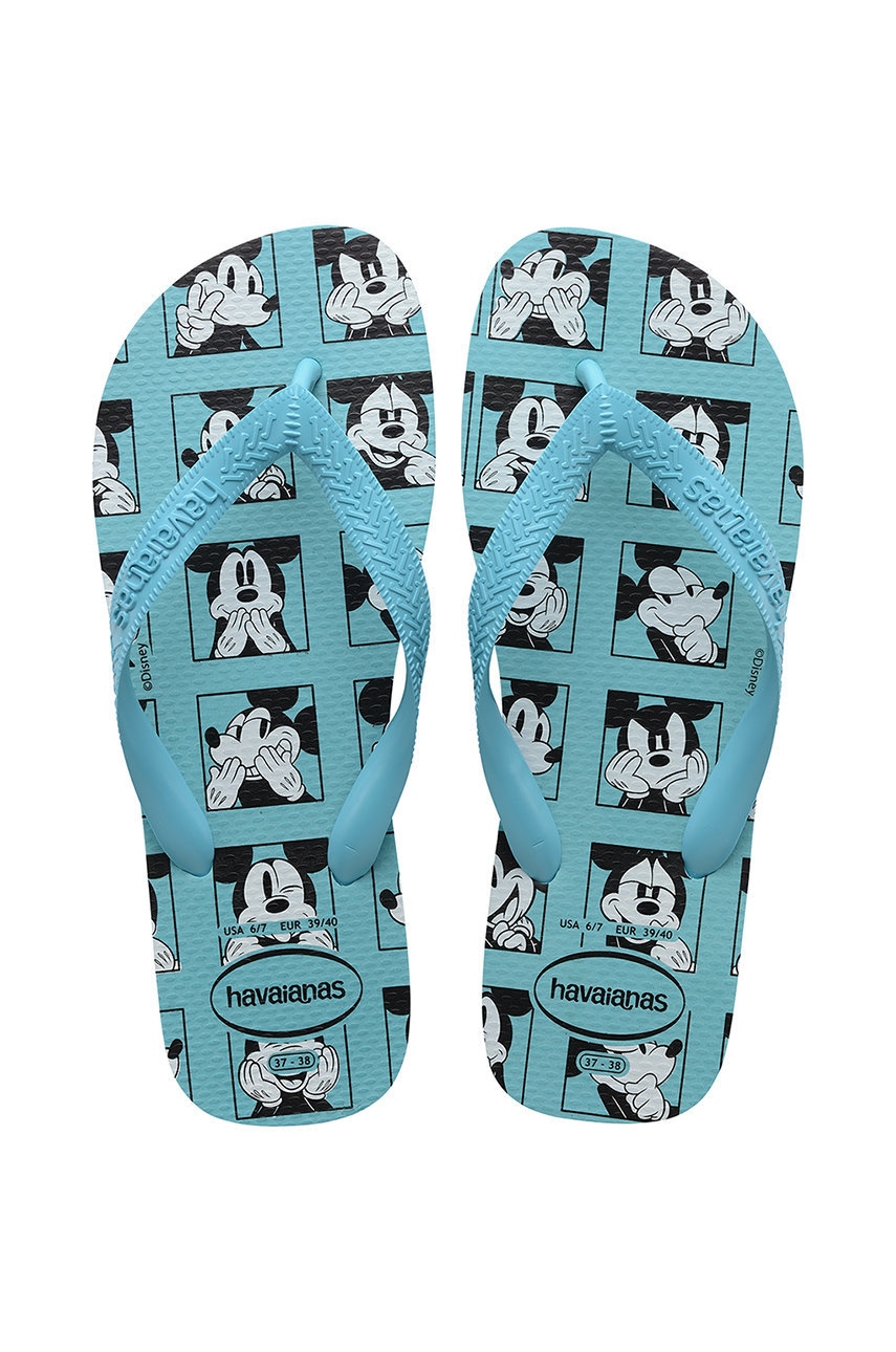 Havaianas slapi Top Disney femei, cu toc plat