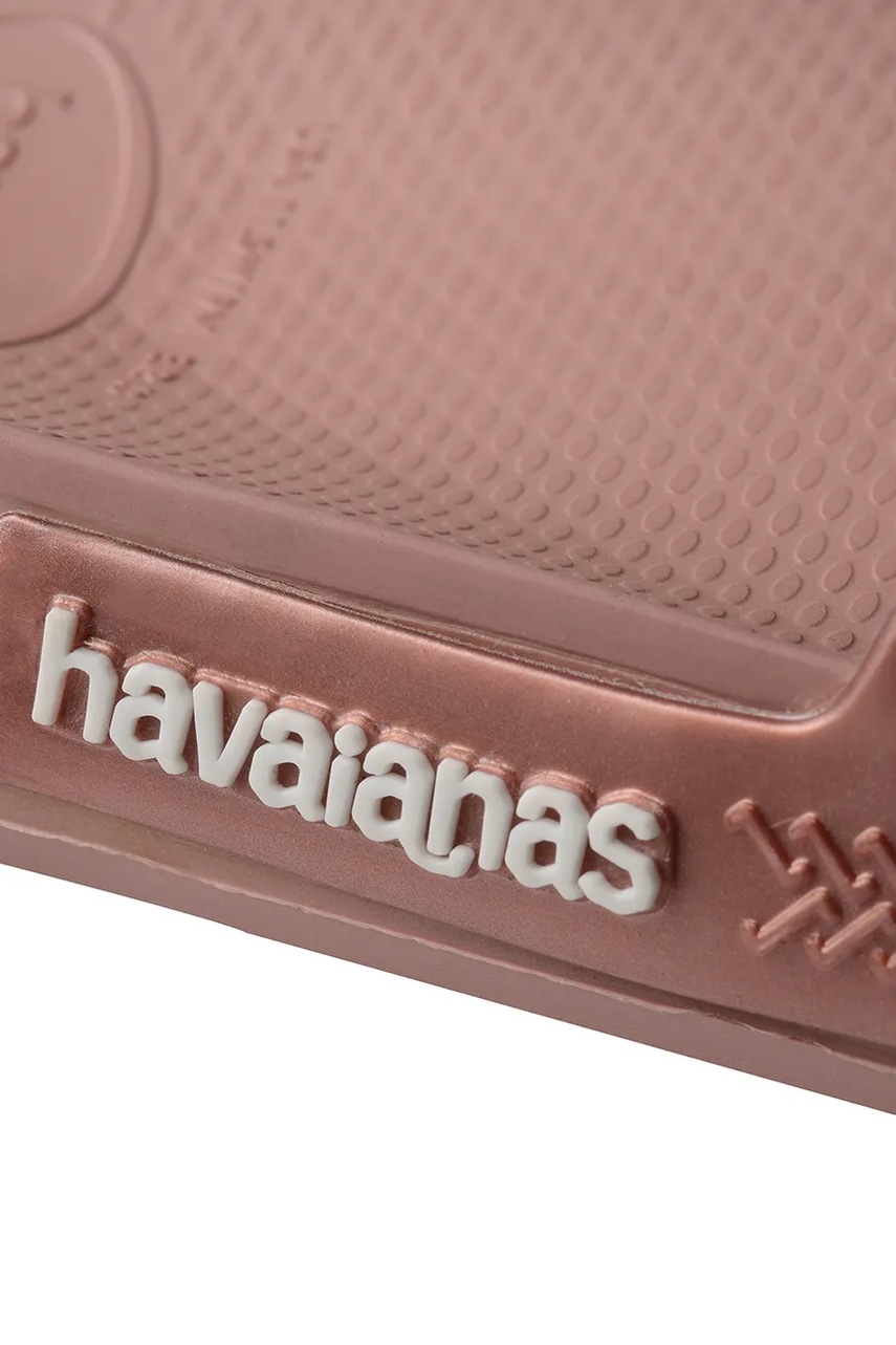 Шльопанці Havaianas Slide Classic жіночі колір золотий 