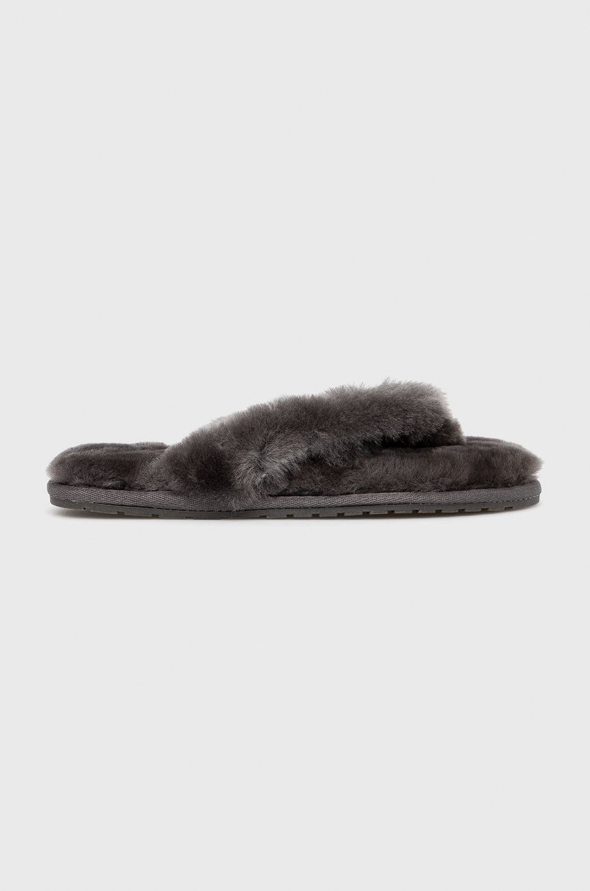 Emu Australia papuci de lana Pitta culoarea gri 2023 ❤️ Pret Super answear imagine noua 2022