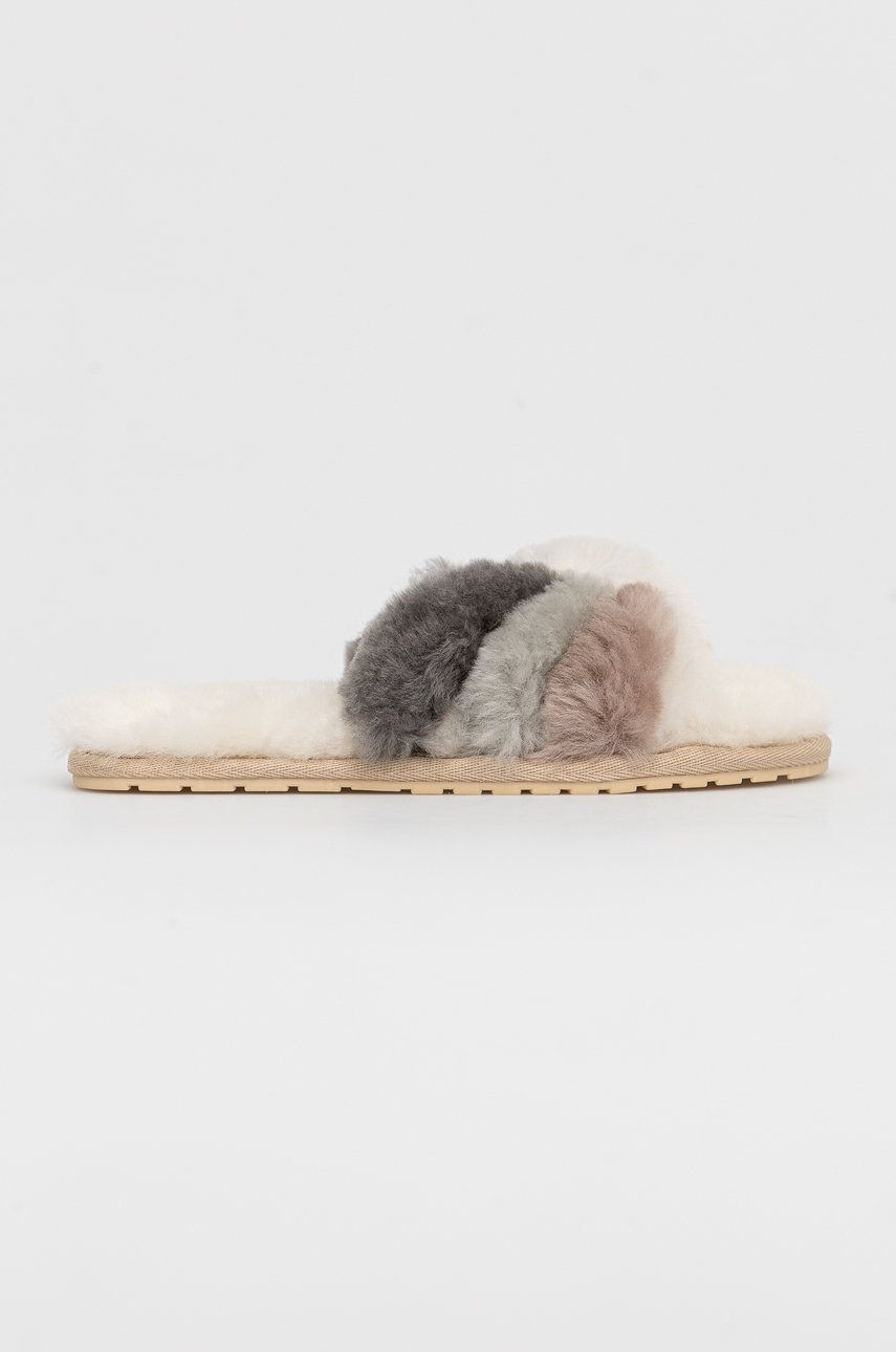 Emu Australia papuci de lana Corella culoarea bej answear.ro