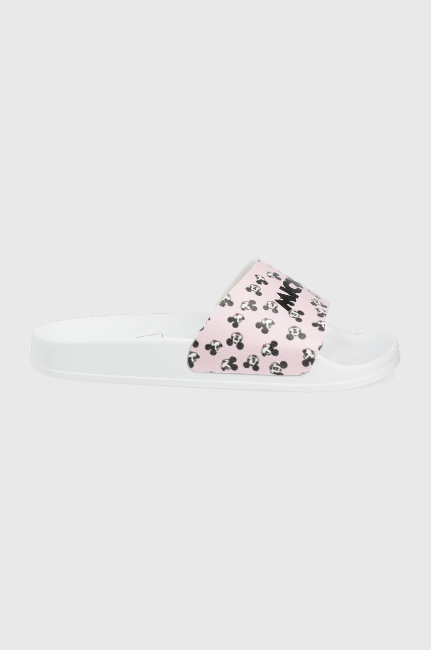 Moa Concept Papuci Slippers Disney Femei, Culoarea Alb