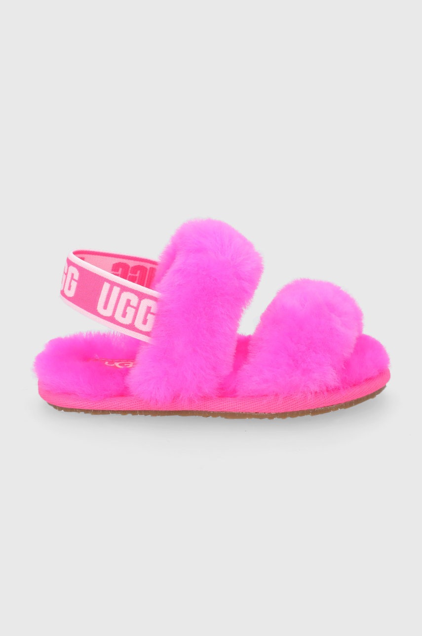 

Детски пантофи UGG в лилаво, Виолетов