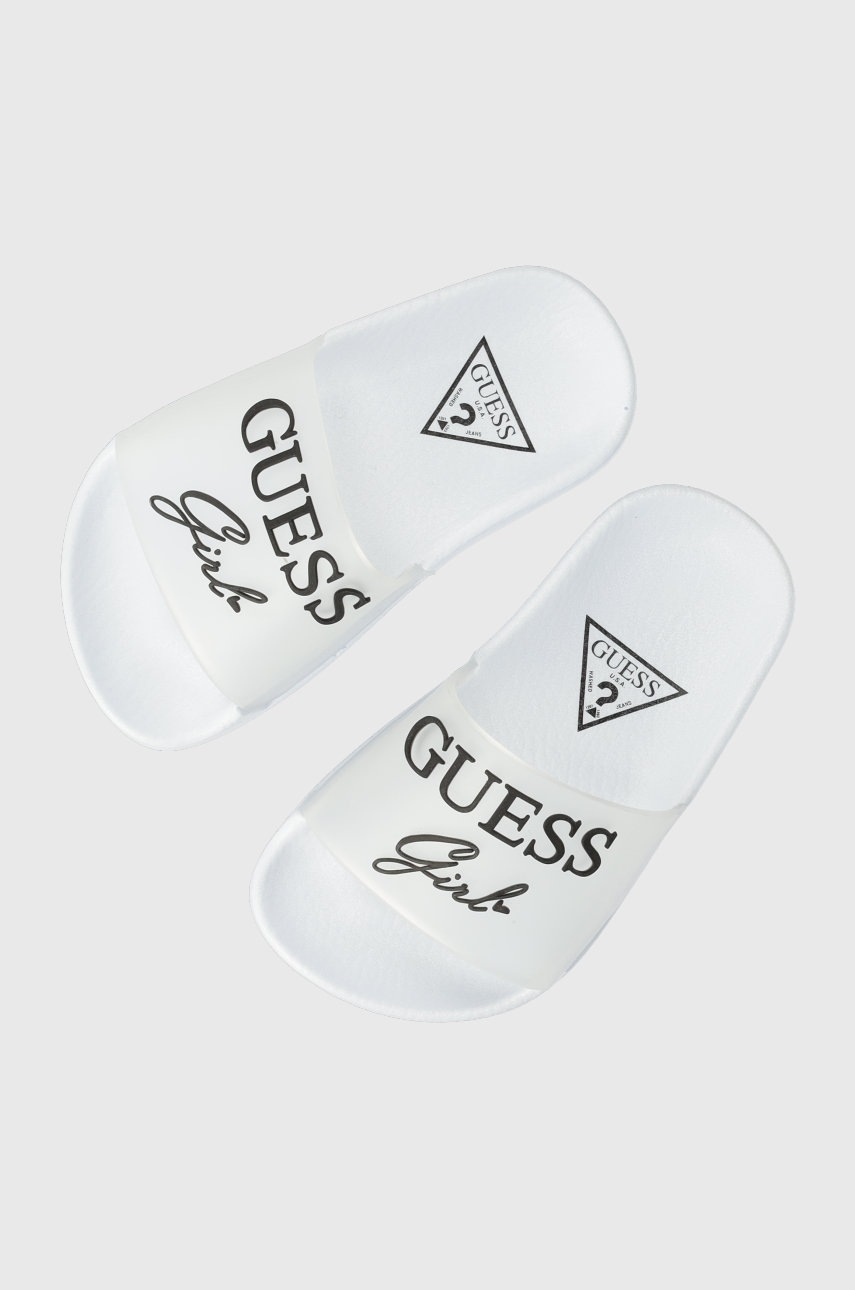 

Детски чехли Guess в бяло, Бял