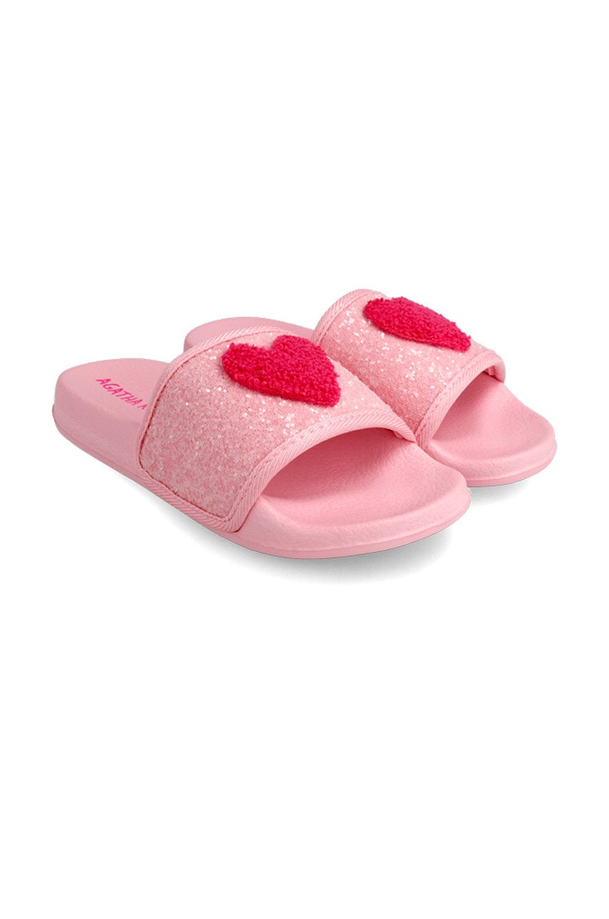 

Дитячі шльопанці Agatha Ruiz de la Prada колір рожевий
