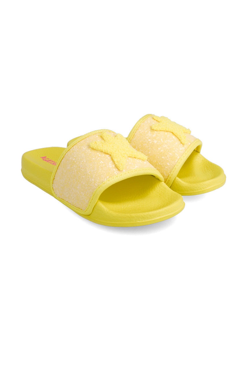 

Детские шлепанцы Agatha Ruiz de la Prada цвет жёлтый