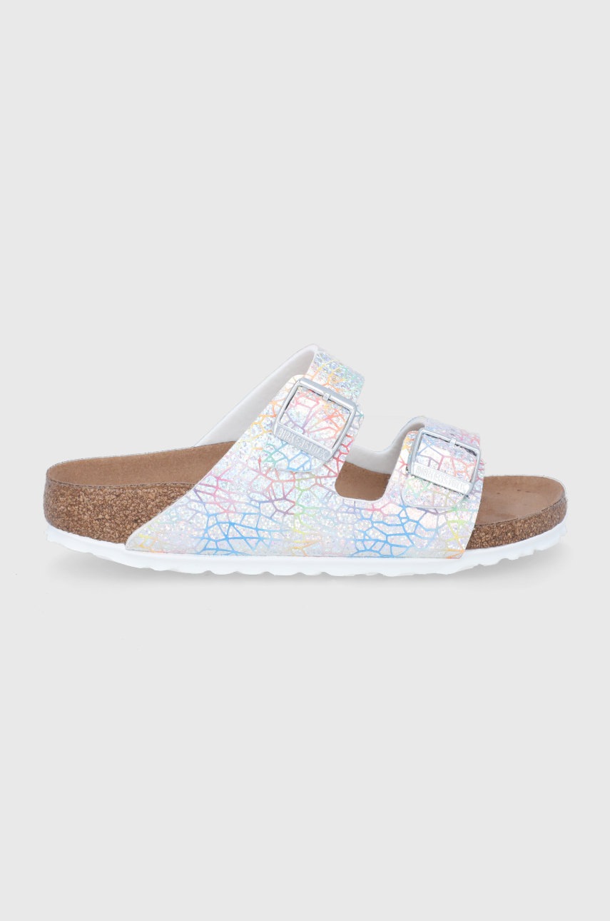 

Детски чехли Birkenstock в сребристо, Сребърен