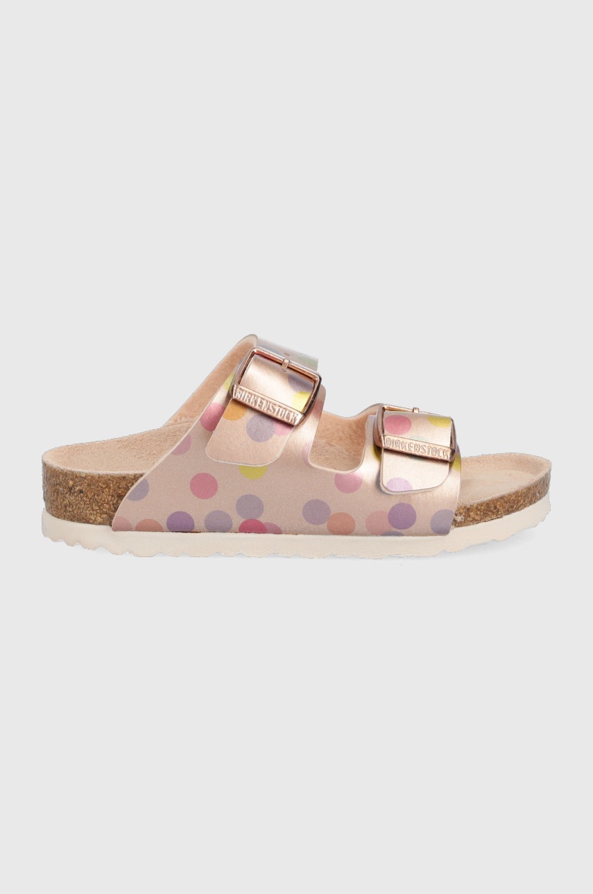 E-shop Dětské pantofle Birkenstock béžová barva