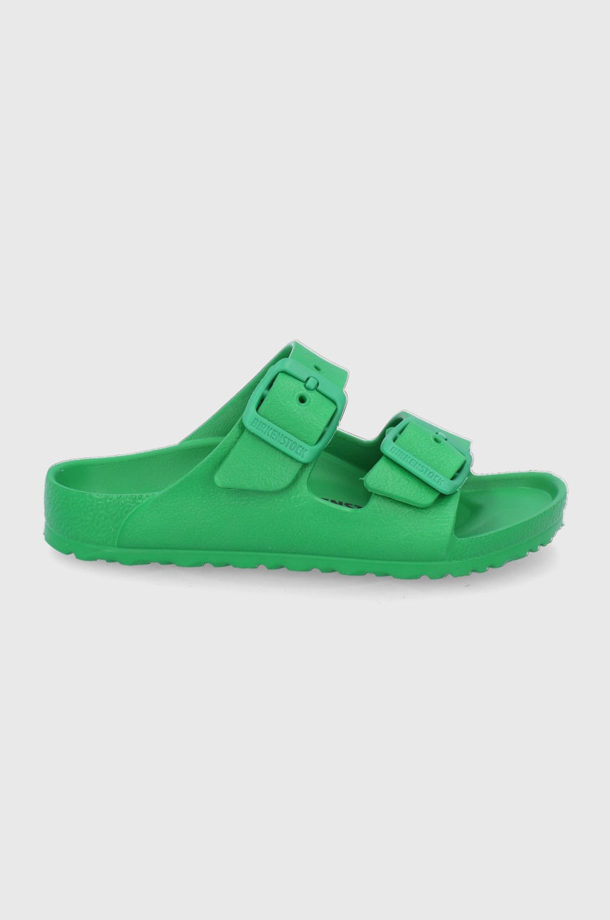 Birkenstock slapi copii culoarea verde