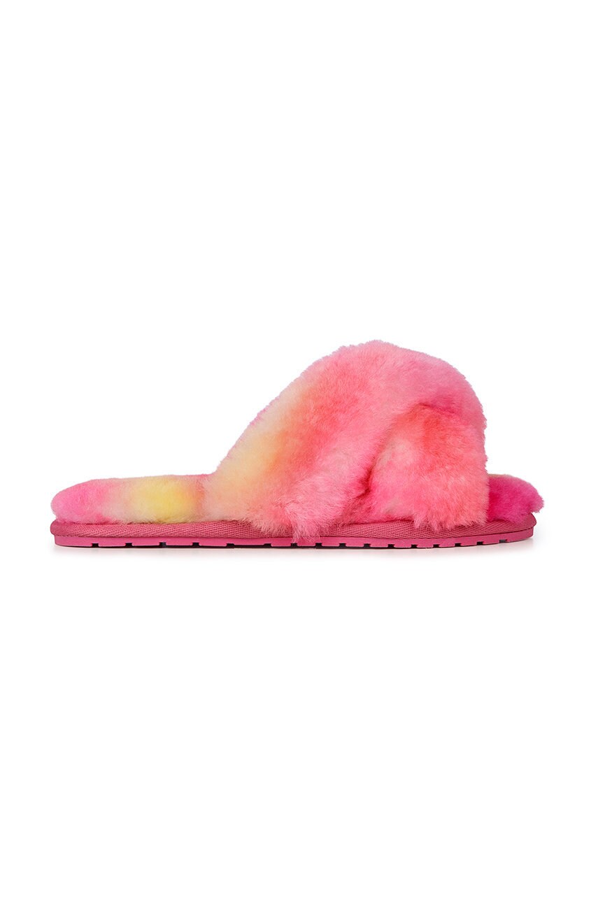 

Детские тапки Emu Australia Mayberry Tie Dye Teens цвет розовый