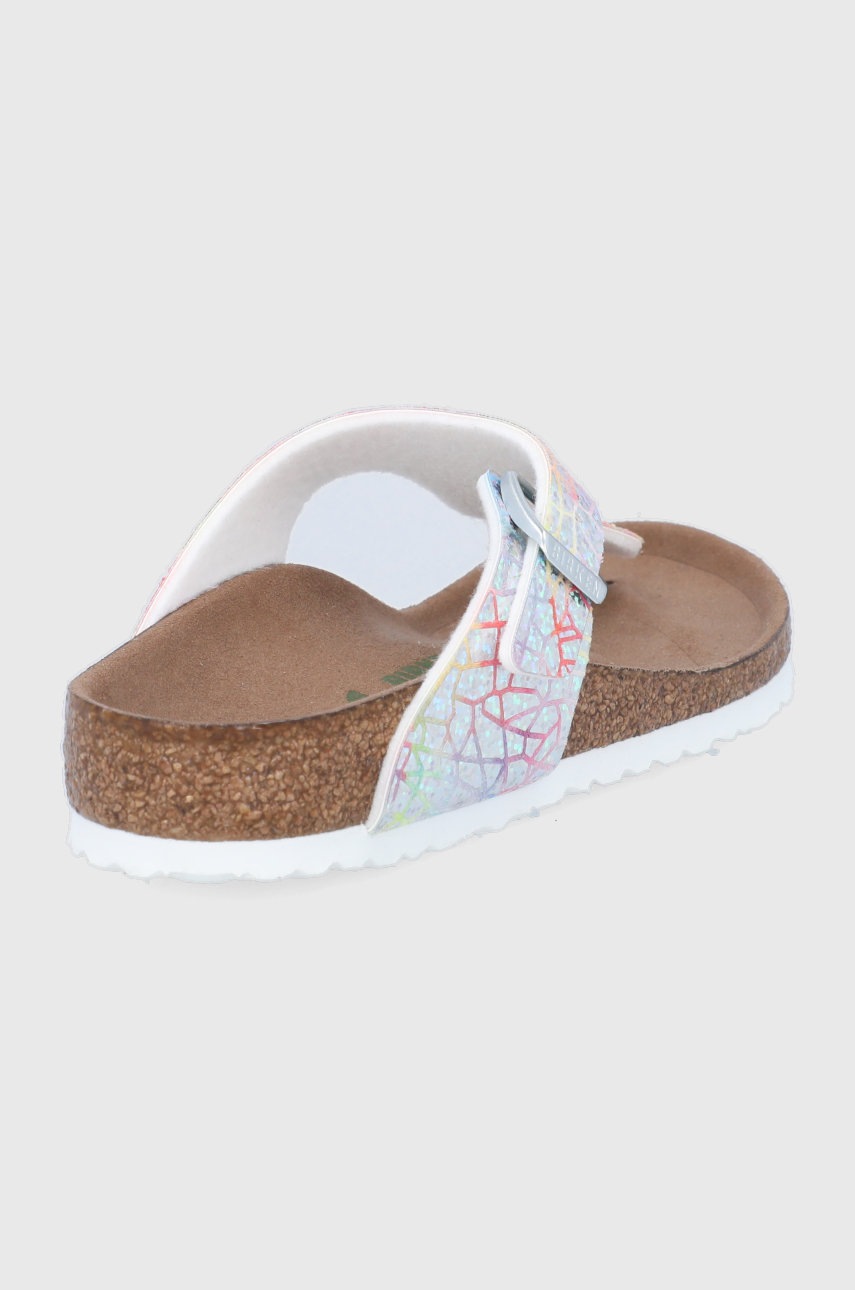 Birkenstock Slapi Copii Culoarea Argintiu