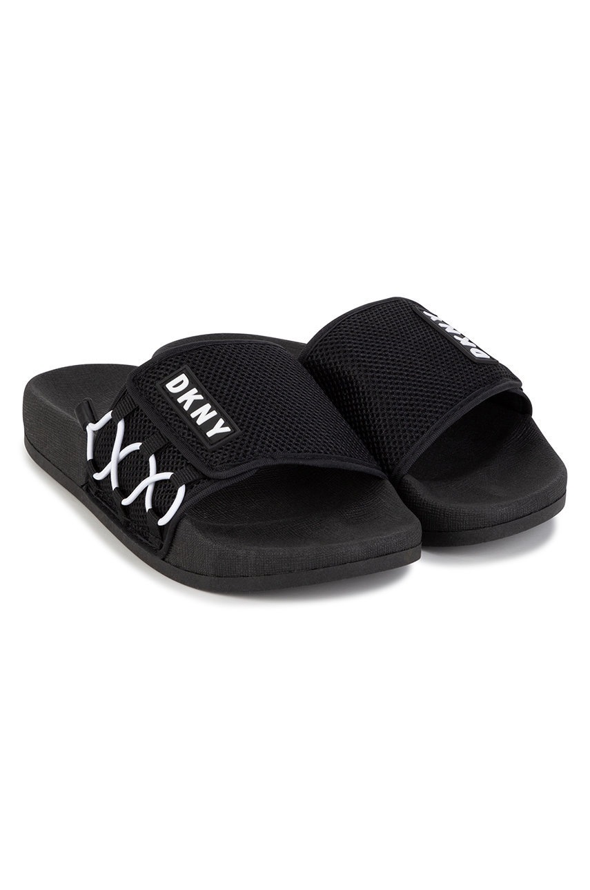 

Детски чехли Dkny в черно, Черен