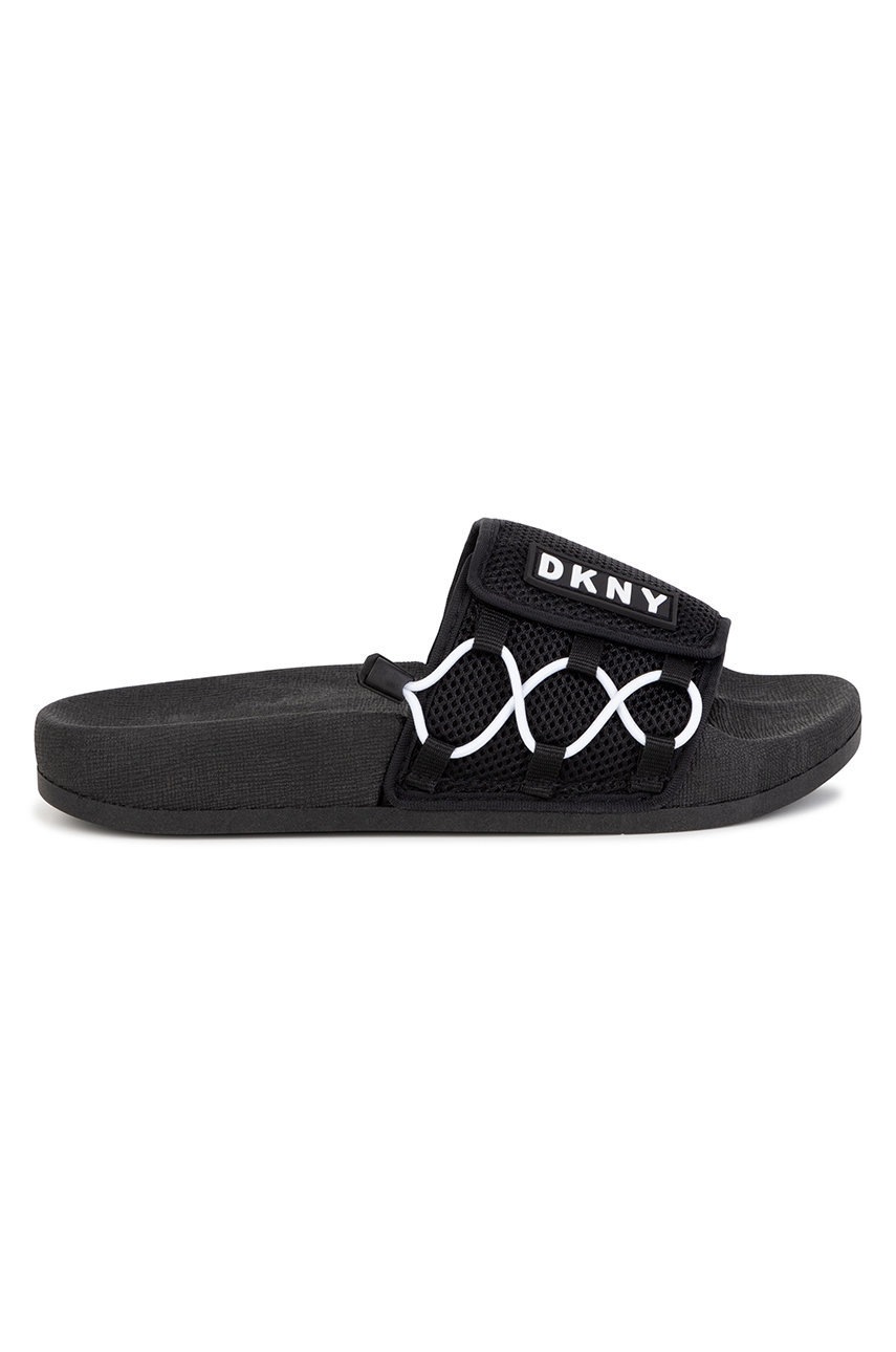 

Дитячі шльопанці Dkny колір чорний