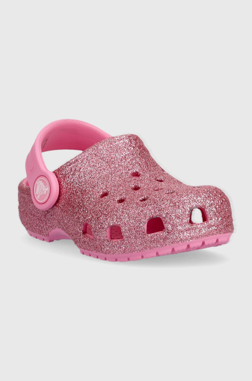 

Дитячі шльопанці Crocs колір фіолетовий