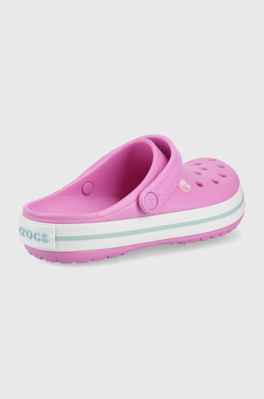 

Детские шлепанцы Crocs цвет розовый