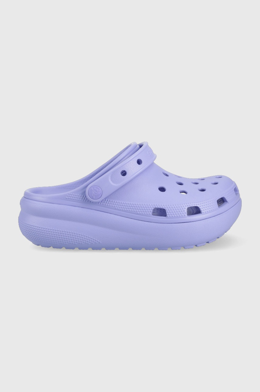 Crocs slapi copii culoarea violet