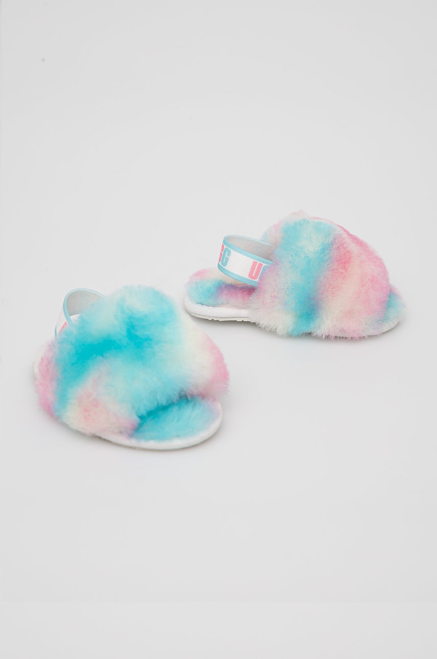 

Детские шерстяные тапочки UGG Fluff Yeah Pride
