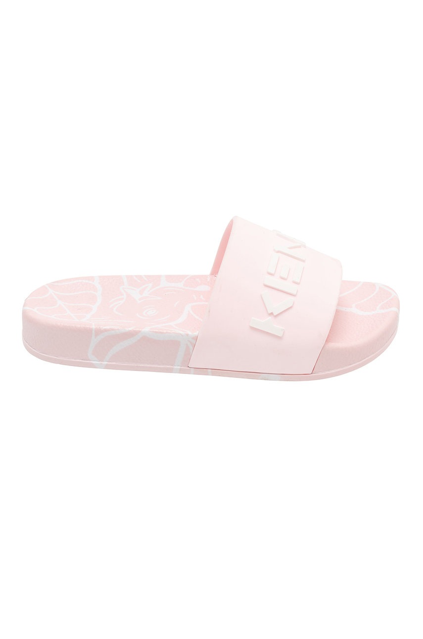 

Дитячі шльопанці Kenzo Kids колір рожевий