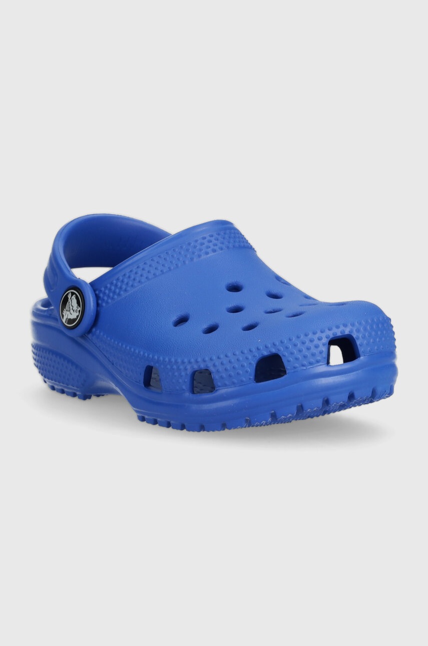 Дитячі шльопанці Crocs колір чорний